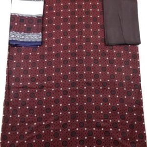 Ajrak Print Ladies Suit - cotton